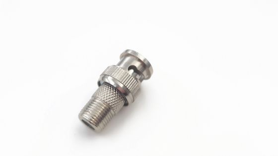 DC 4GHz Straight Coaxial Connector RF BNC 50 Ohm Male Coax Connector Clamp With Cable VSWR 1:1.30