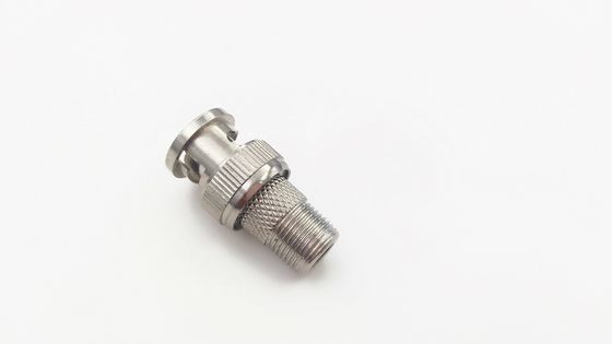 DC 4GHz Straight Coaxial Connector RF BNC 50 Ohm Male Coax Connector Clamp With Cable VSWR 1:1.30