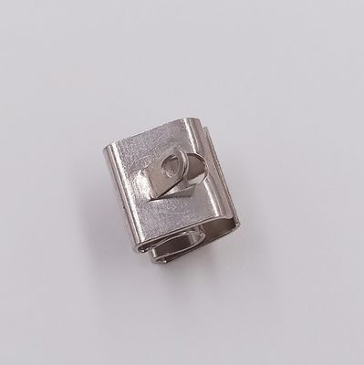 Custom Stainless Steel Metal Stamping Parts Clip Nickel Plated RoHS Certification