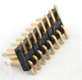 2x8 Pins Dual Row Header Connector Right Angle 1.27 Mm Pitch Header