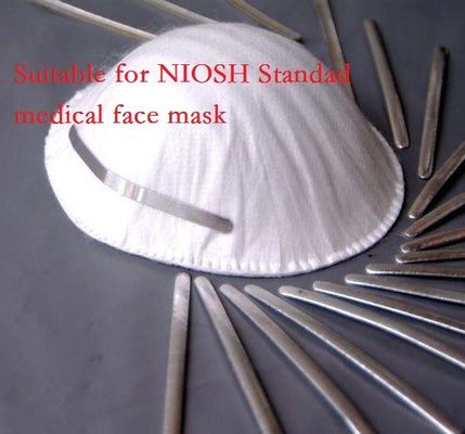 Hot Melt Adhesive Nose Bridge Strip 0.4mm  For Medical N95 And KN95 Mask