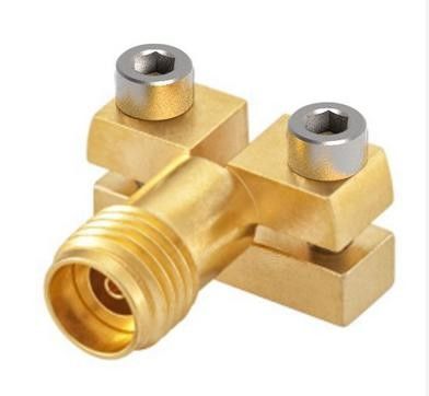40GHz 2.92mm Straight End Launch Connector Gold Plated For PCB Test