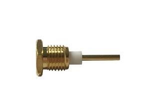 180 Degree Straight MCX Coaxial Connectors Nut Mounting 500 Cyles